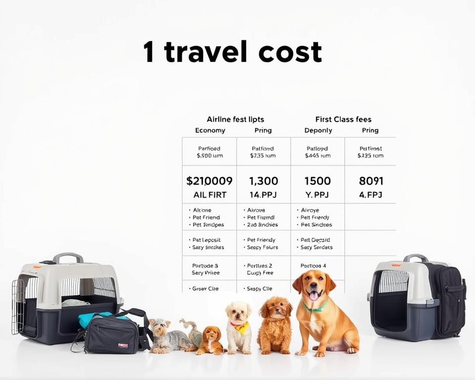 pet travel costs comparison